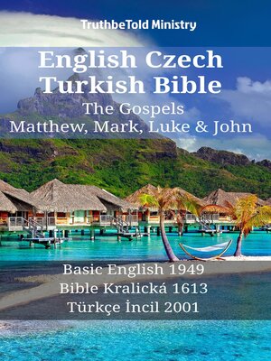cover image of English Czech Turkish Bible--The Gospels--Matthew, Mark, Luke & John
